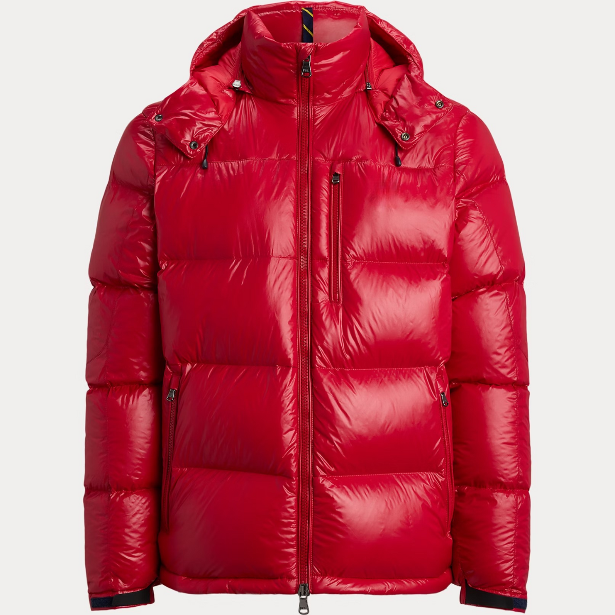Gorham glänzende Steppjacke